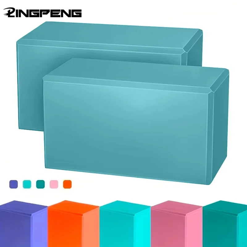 Blocs de mousse de Yoga haute densité, 1 pièce, antidérapants, couleur unie, fournitures de danse, Fitness, équilibre, pour Yoga, Pilates et méditation